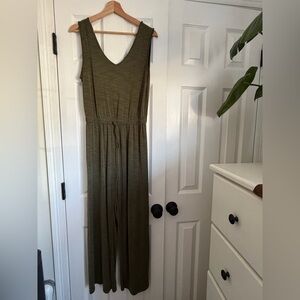 Nicole Miller Olive Green Jumpsuit